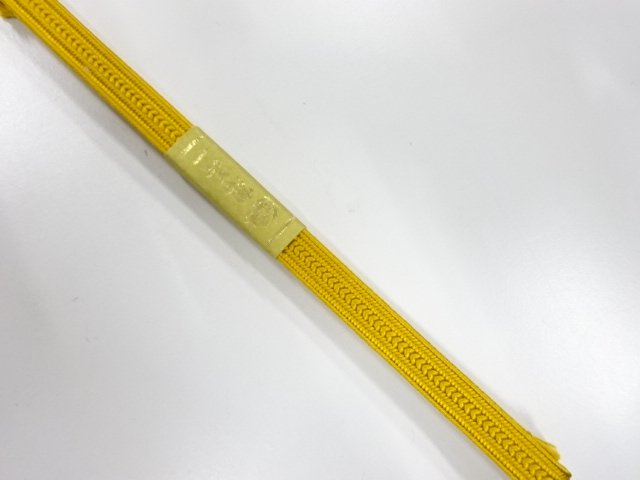  未使用品　正絹　帯留め用　手組三分紐